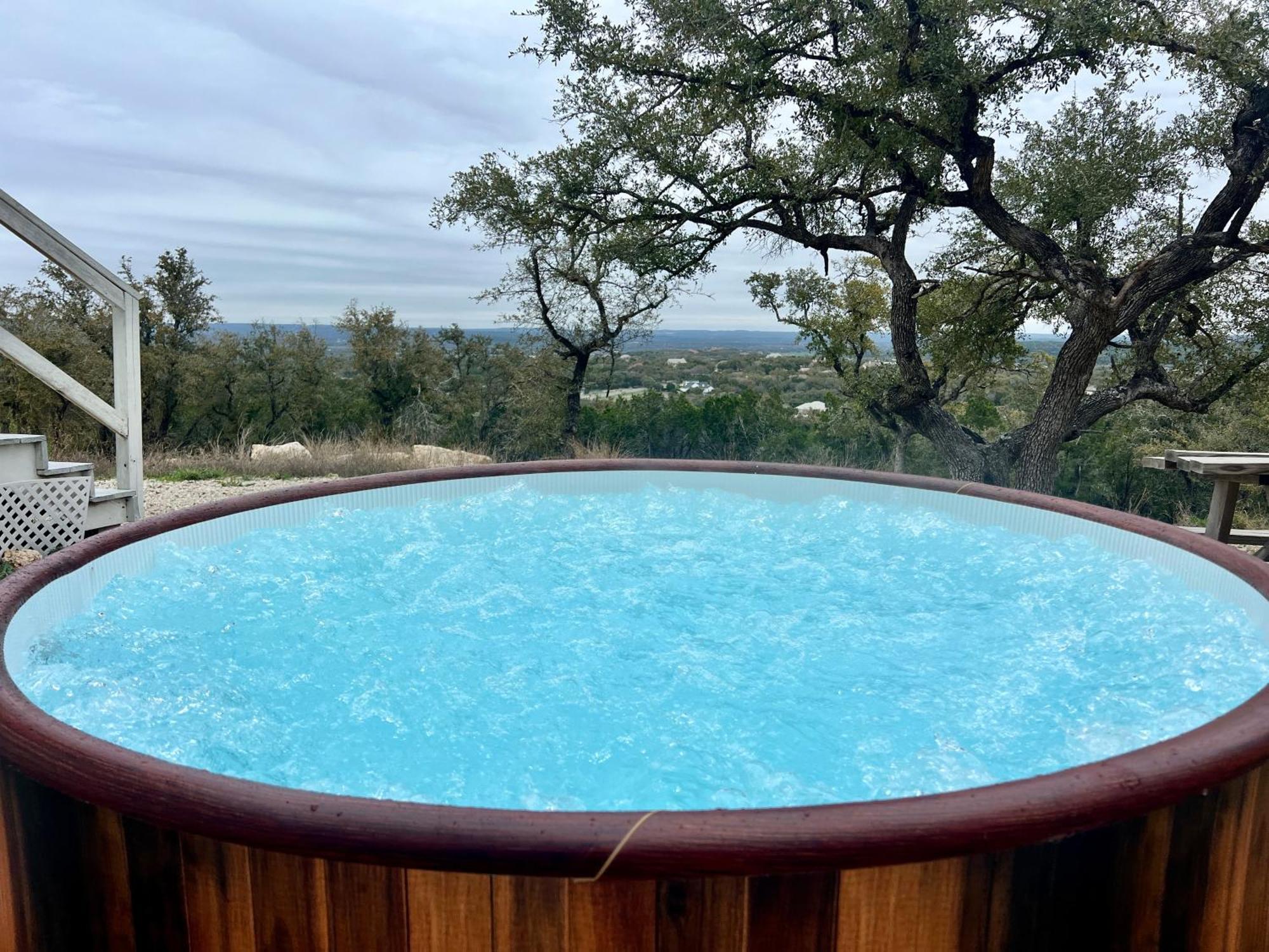 The Perch- Texas Tiny Haus With Amazing Views Villa Spring Branch Luaran gambar
